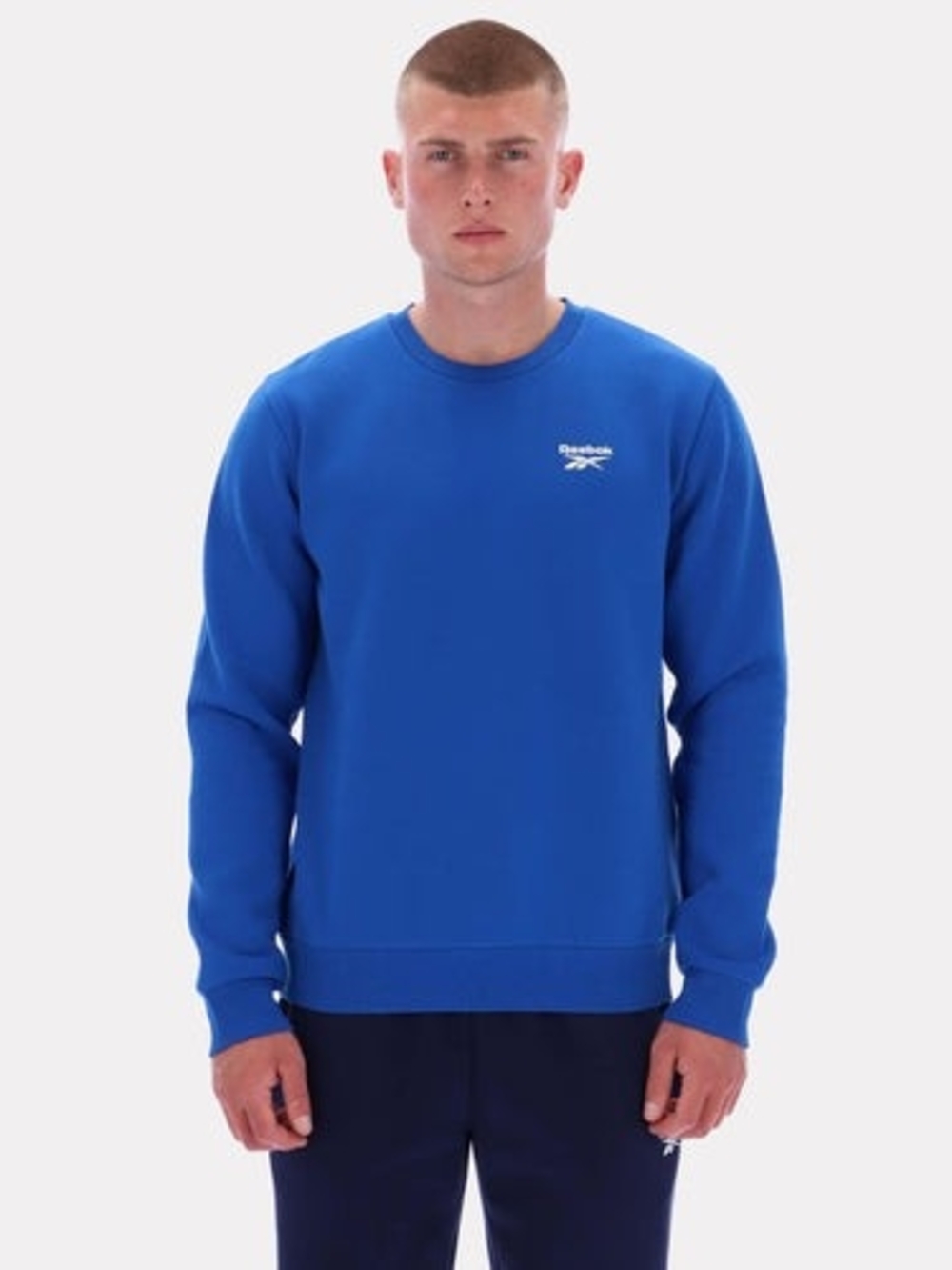 Reebok Men's Crewneck Sweatshirt - Royal Blue